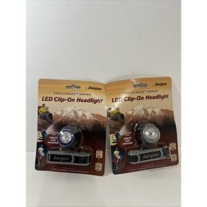 Energizer Trailfinder LED Clip On Headlight For Jogging , Versatile Lot Of 2 NEW